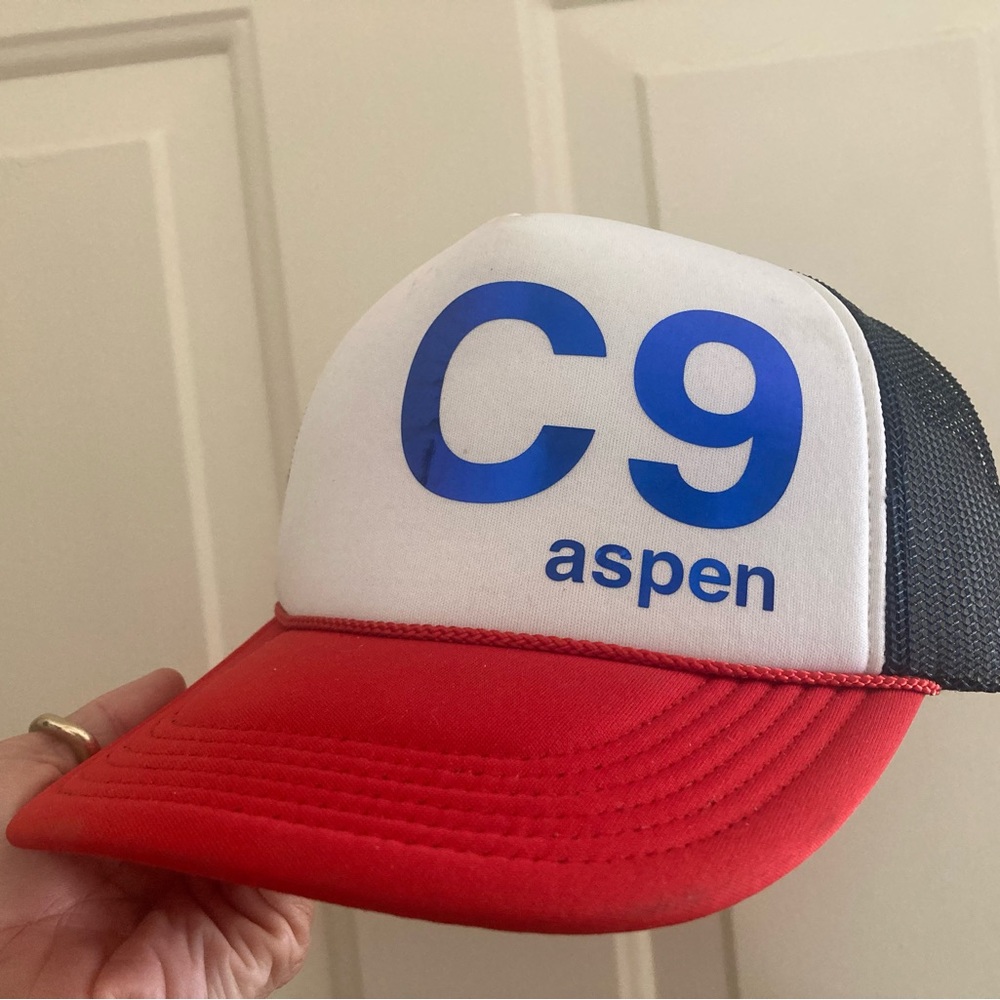 Cloud9 hat red white and blue